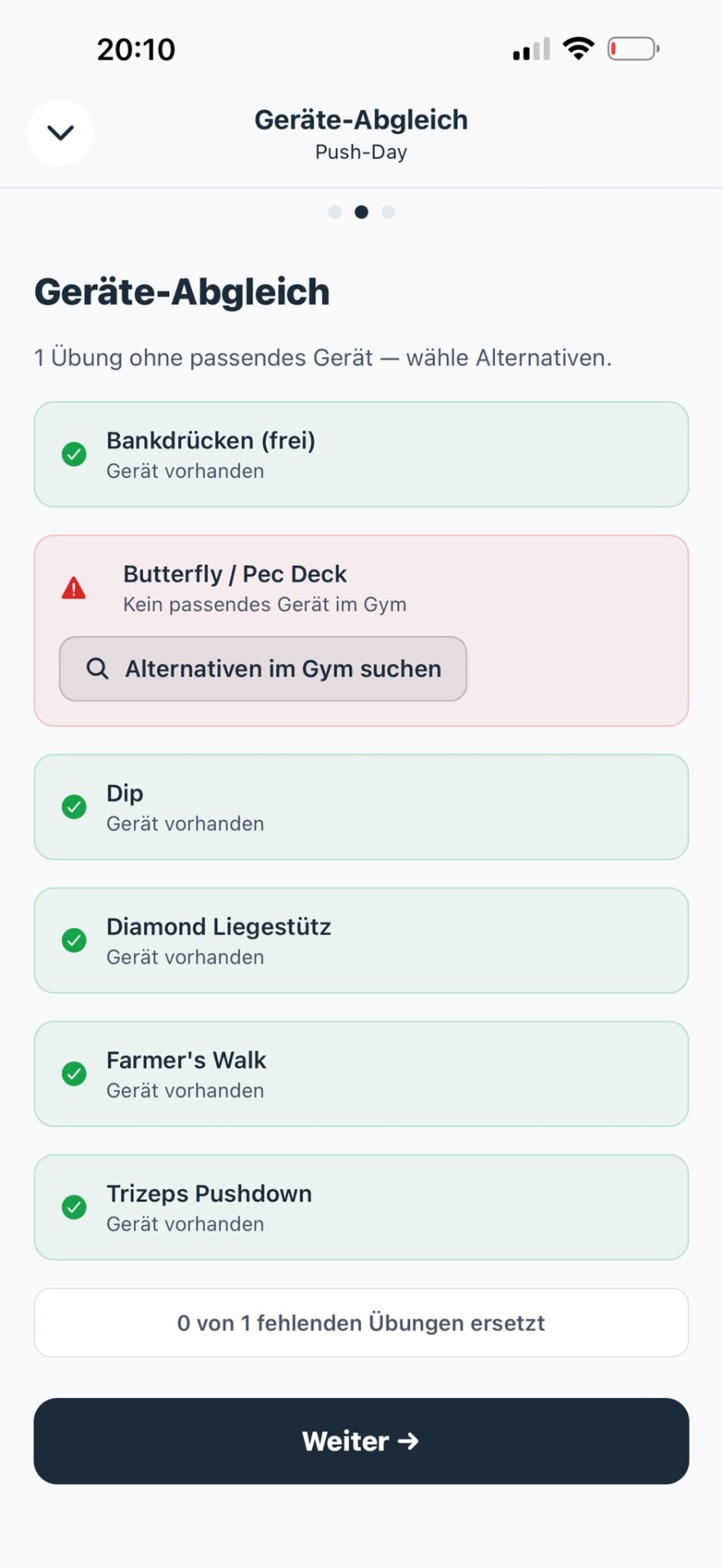 Mitglieder-App Ansicht 3